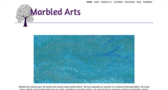 Desktop Screenshot of marbled-arts.com