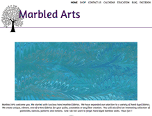 Tablet Screenshot of marbled-arts.com
